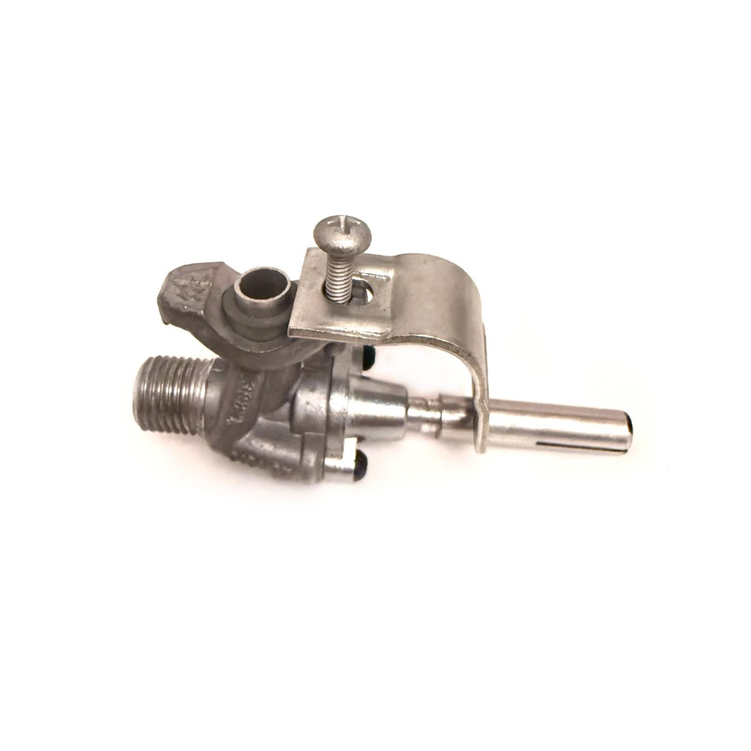 ROBINETE C/BRIDA ROSCA 1/4 VASTAGO 8MM ALUMINIO x 2